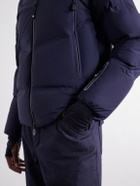 Moncler Grenoble - Angren Hooded Quilted Poplin Down Ski Jacket - Blue