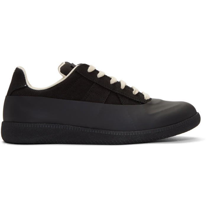 Photo: Maison Margiela Black Galosh Replica Sneakers