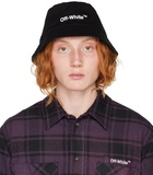 Off-White Black Helvetica Bucket Hat