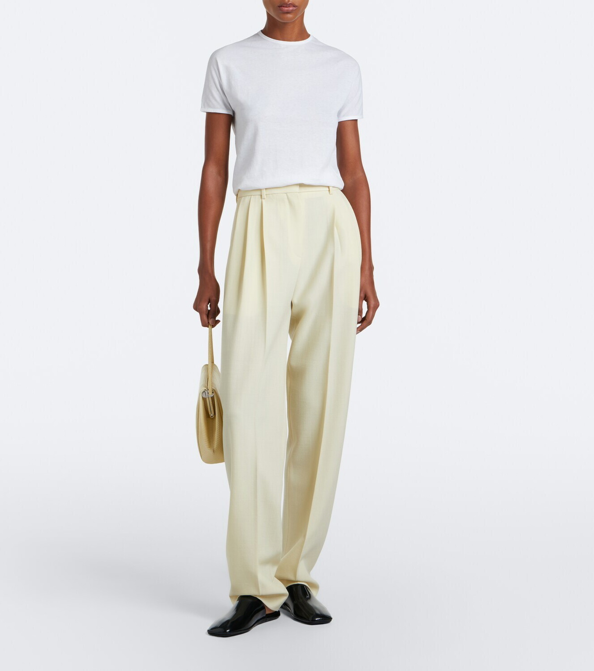 Calvin Klein Collection Hugh patent leather mules