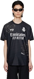 Y-3 Black Real Madrid Edition 23/24 Fourth Authentic T-Shirt