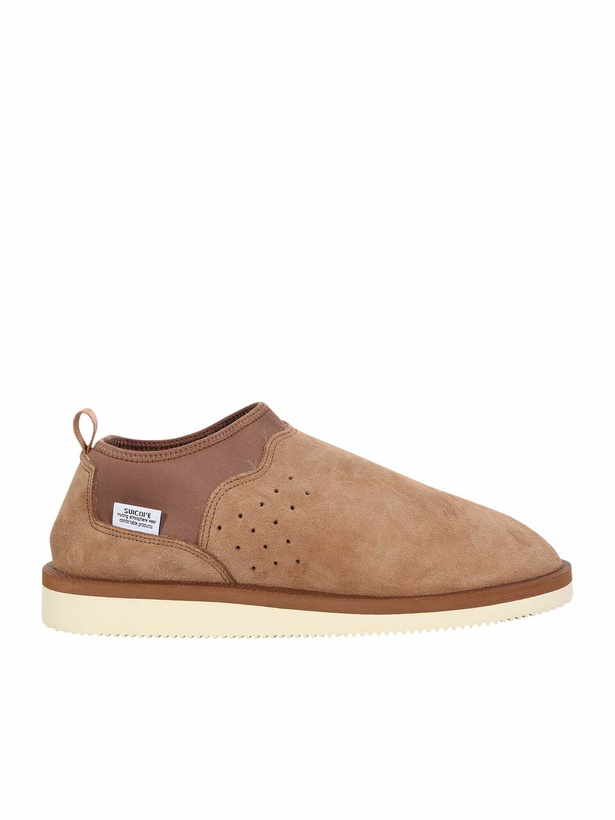 Photo: SUICOKE Beige Ron Vm2 Sneakers