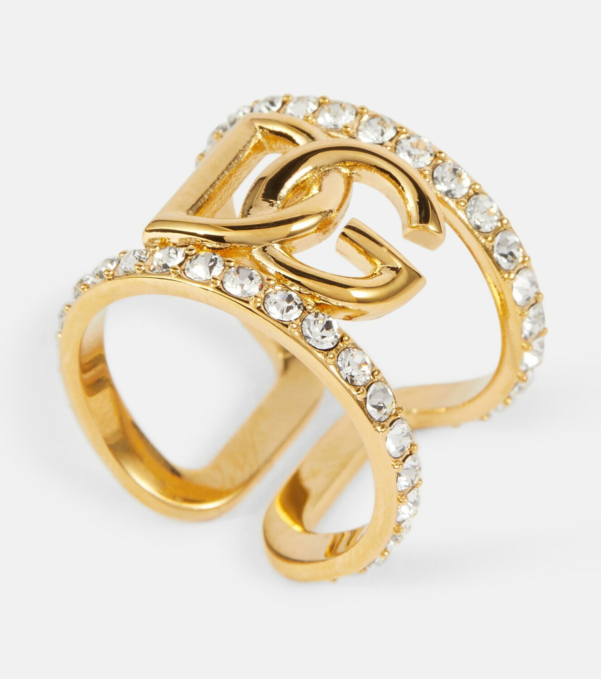 Dolce&Gabbana - DG crystal-embellished ring Dolce & Gabbana