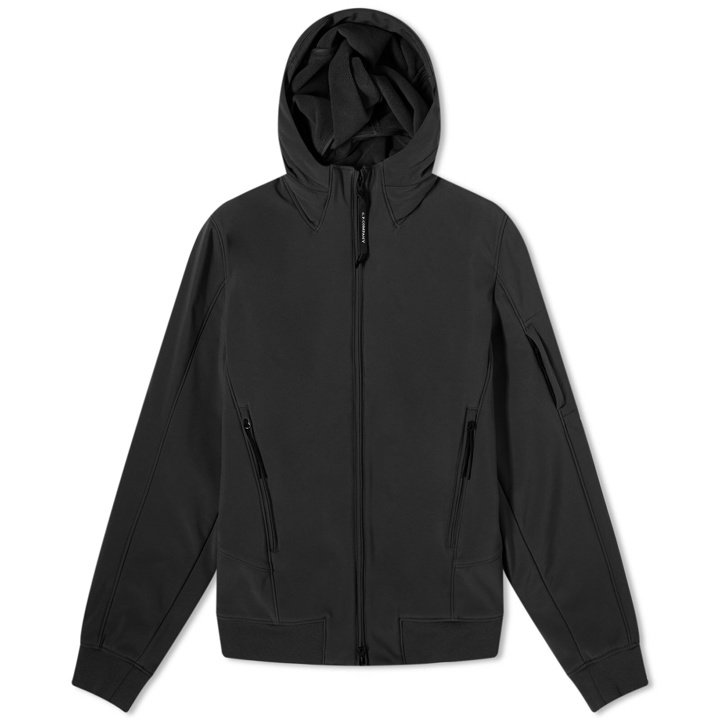 Photo: C.P. Company Men's Shell-R Detachable Hooded Jacket in Black