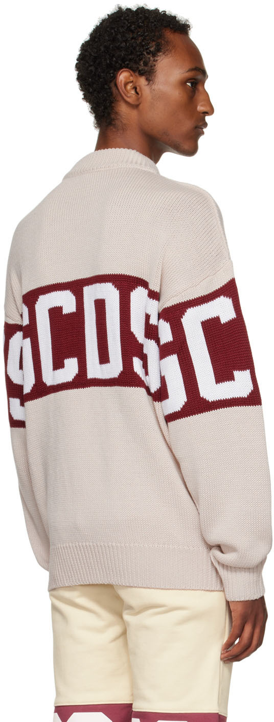 GCDS Off-White Band Sweater