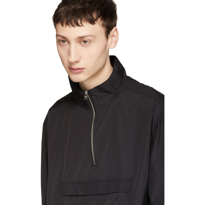 Hugo Black Reflective Tape Jacket Hugo Boss