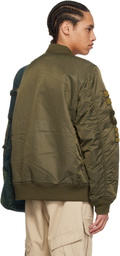 BAPE Khaki Shark MA-1 Bomber Jacket