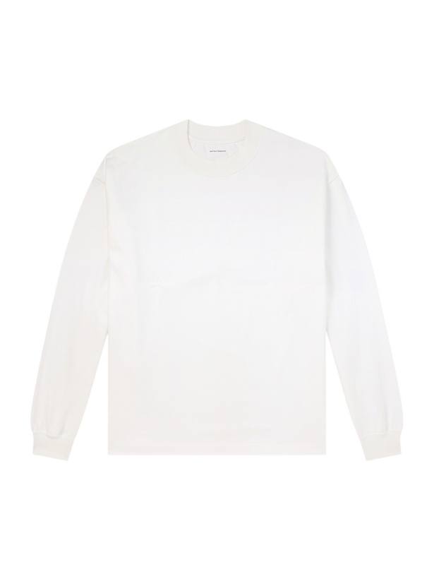 Photo: Kaptain Sunshine - Suvin Cotton-Jersey T-Shirt - Neutrals
