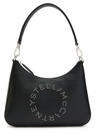Stella Mccartney Studded-logo Faux Leather Shoulder bag - Black - One Size