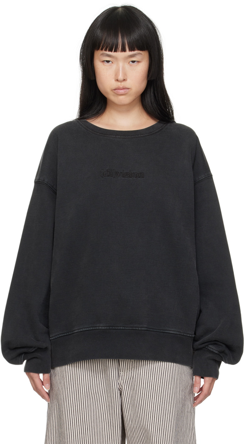 (di)vision Black Crewneck Sweatshirt