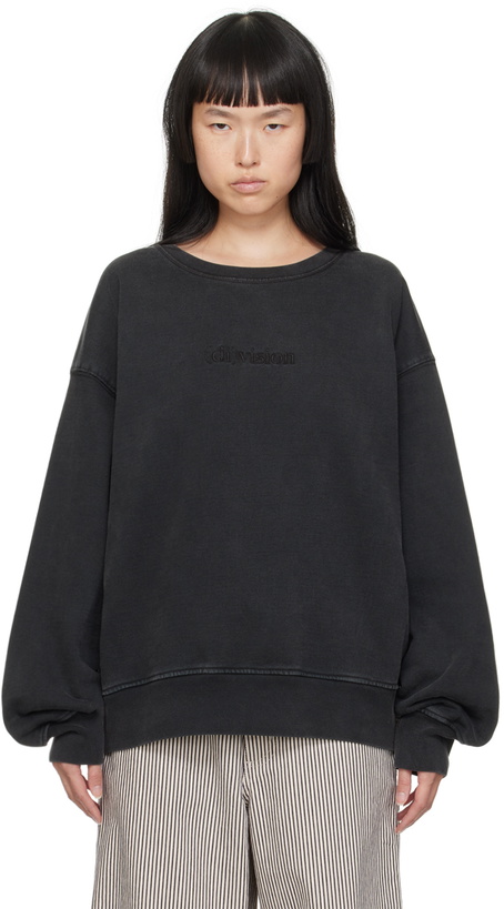 Photo: (di)vision Black Crewneck Sweatshirt