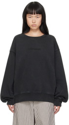 (di)vision Black Crewneck Sweatshirt