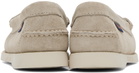 Sebago Taupe Dan Boat Flesh Out Loafers