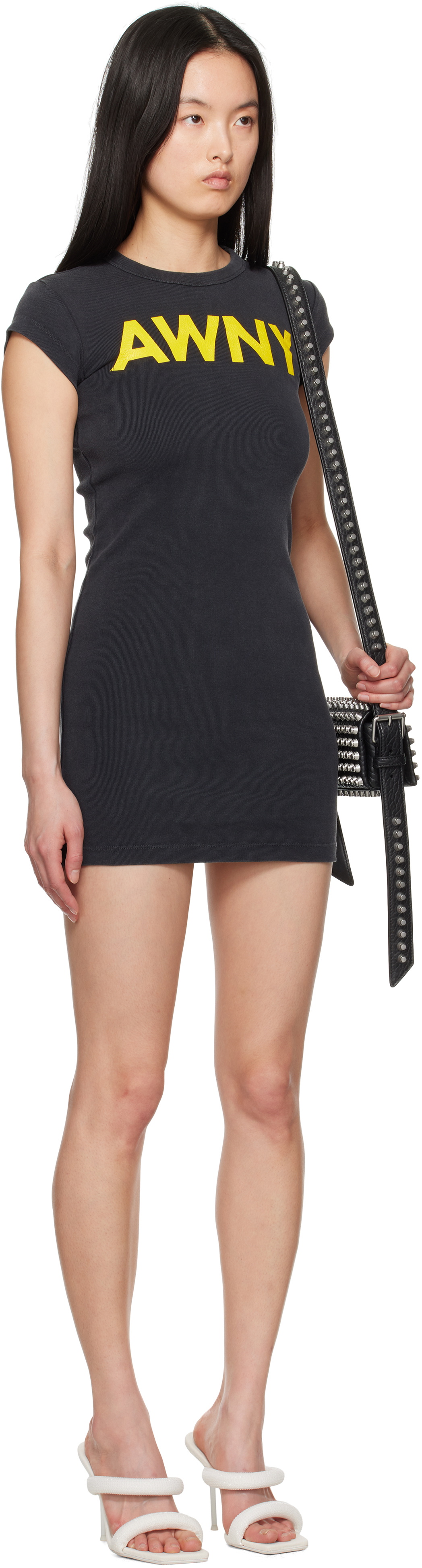 ワンピース Mary logo mini dress black Mary Dress - Black – BURU