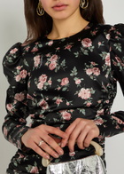 Dolce & Gabbana Floral-print Ruched Stretch-silk Mini Dress Multicoloured 1