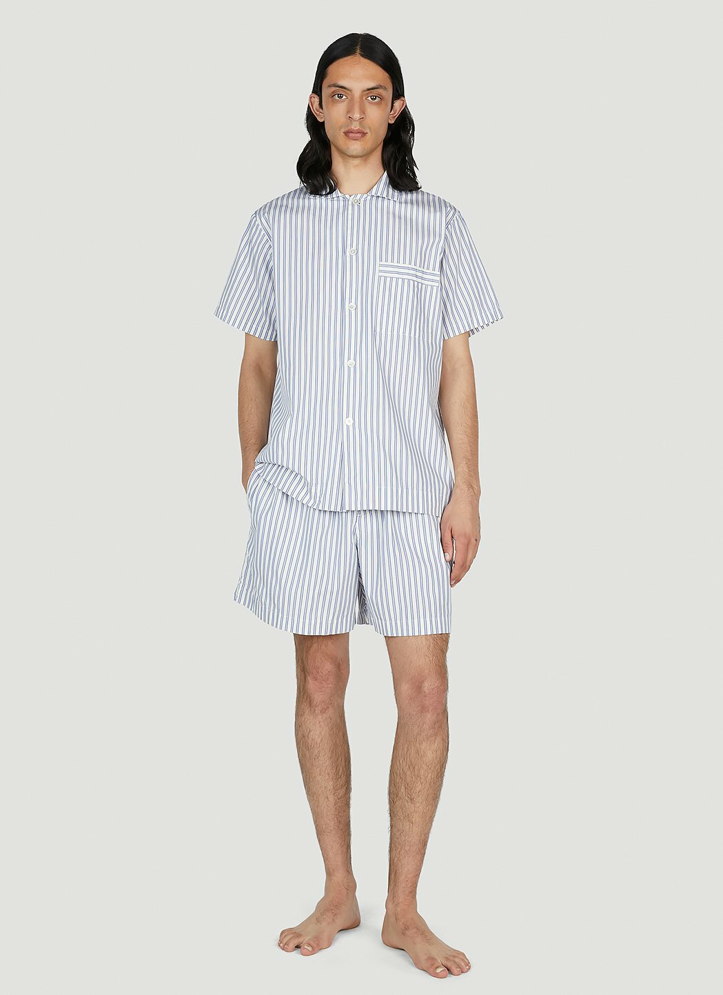 Tekla Skagen Stripes Shorts