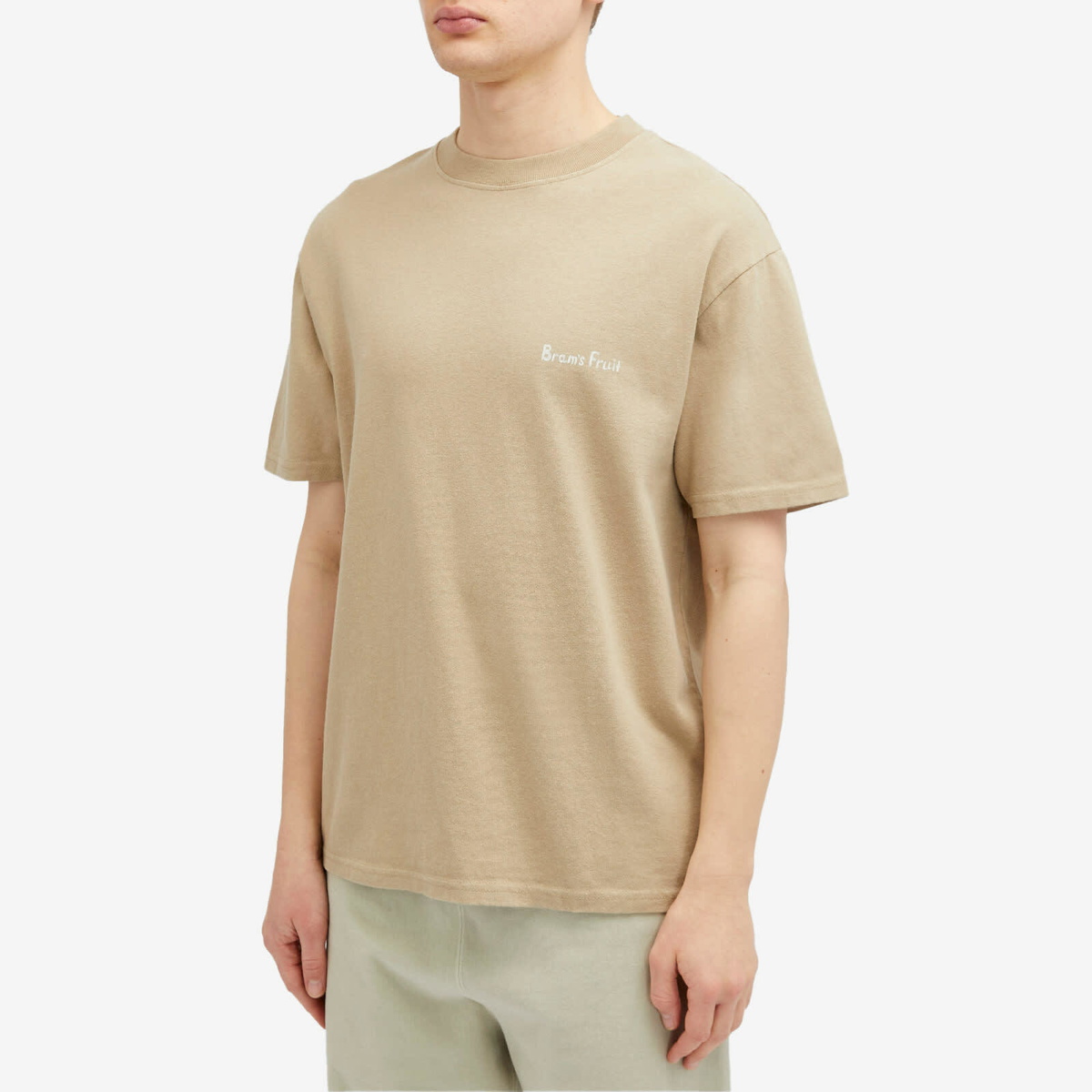 Bram's Fruit Men's Apple of My Eye T-Shirt in Khaki