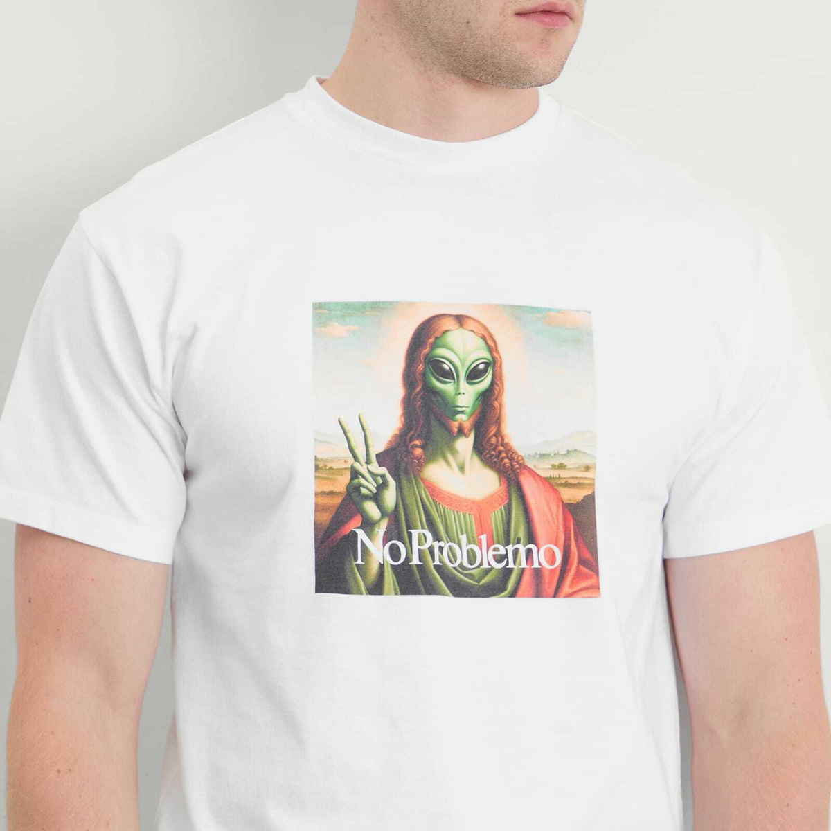 No Problemo Men's Sweet Jesus T-Shirt in White