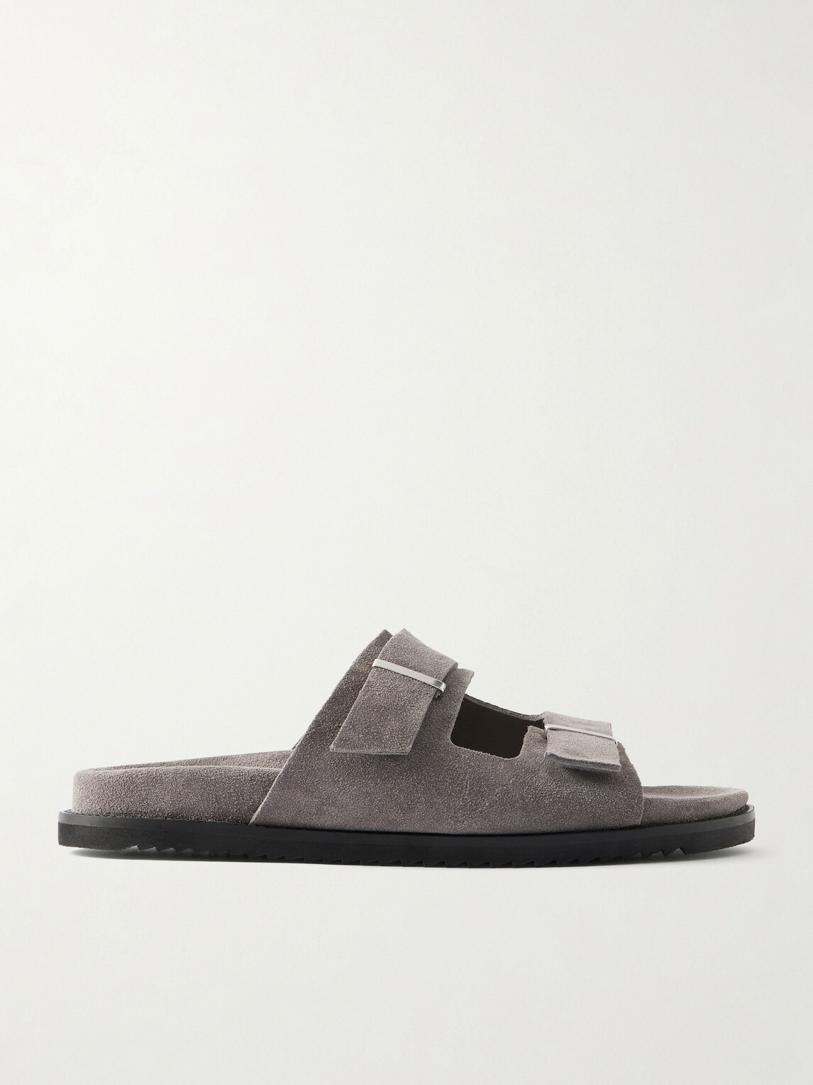 Mr P. - Suede Slides - Gray