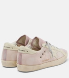 Golden Goose Super-Star suede-trimmed sneakers
