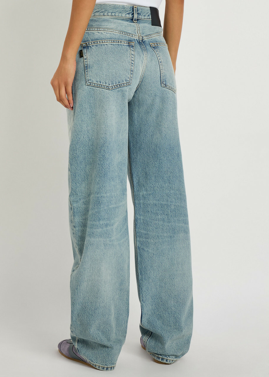 Haikure Bibi Balloon-leg Jeans Blue
