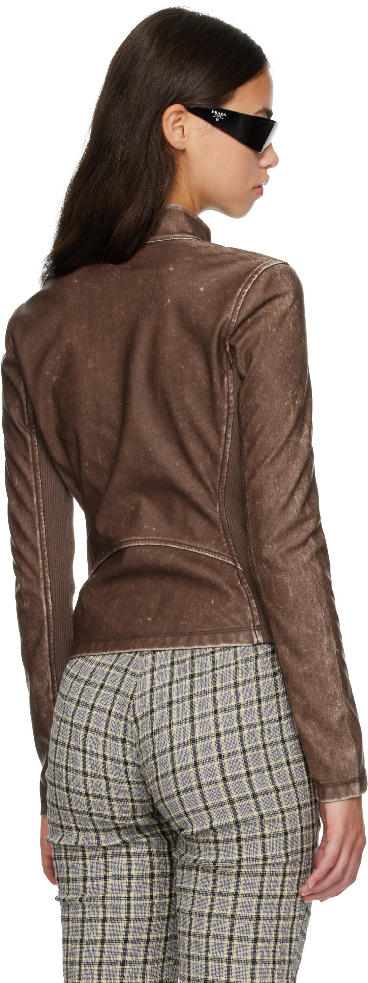 Diesel Brown Biker Jacket