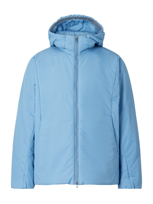 Photo: Goldwin - Tsubai Hooded Padded Shell Ski Jacket - Blue