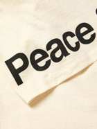 Museum Of Peace & Quiet - Logo-Print Cotton-Jersey T-Shirt - Neutrals