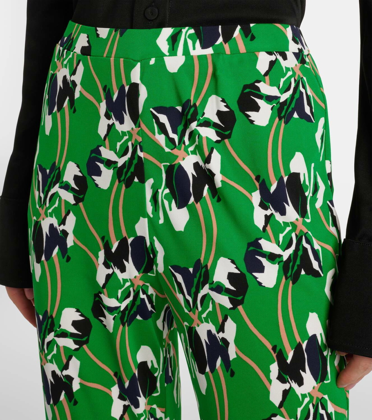 Diane von Furstenberg Brooklyn printed flared pants