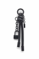Diesel Metal keyring/charm with Diesel padlock detail - Charms and Keyrings Mens in Black
