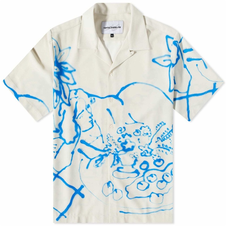 Photo: Carne Bollente Men's My Bare Lady Vacation Shirt in Beige