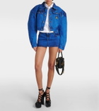 Vivienne Westwood Embroidered cropped denim jacket
