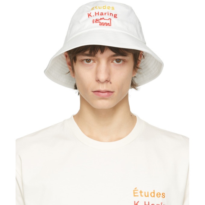 Photo: Etudes White Keith Haring Edition Training Bucket Hat