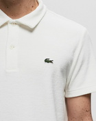 Lacoste Men's Regular Fit Terry Polo White - Mens - Polos