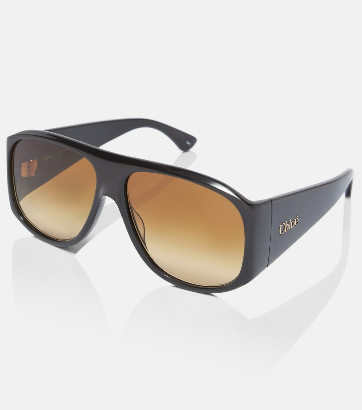Chloé Logo oversized sunglasses