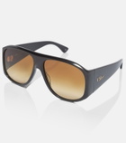 Chloé Logo oversized sunglasses