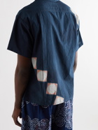 STORY MFG. - Shore Embroidered Printed Organic Cotton Shirt - Blue - XL