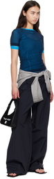 Off-White Black Jitney Shoulder Quote Bag