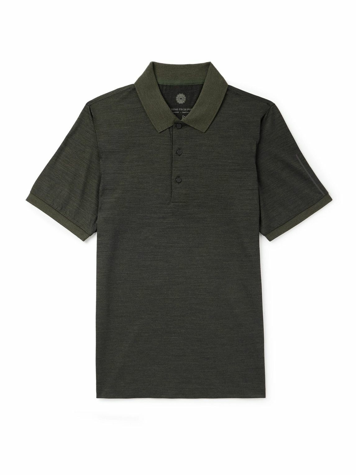 Purdey - Merino Wool and Lyocell-Blend Piqué Polo Shirt - Green