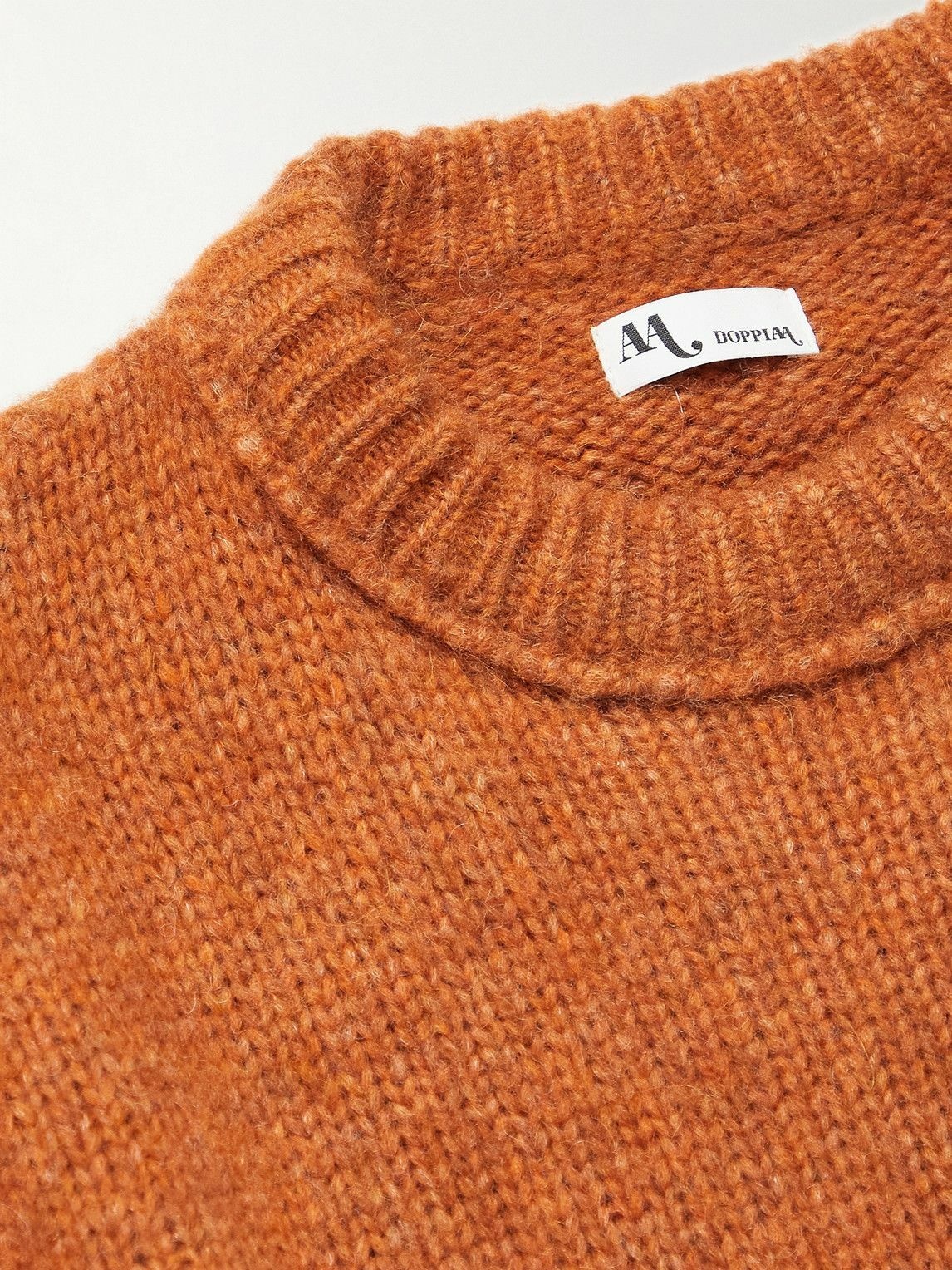 DOPPIAA - Aappio Alpaca-Blend Sweater - Orange DOPPIAA