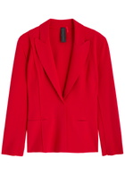 Norma Kamali Stretch-jersey Blazer Red