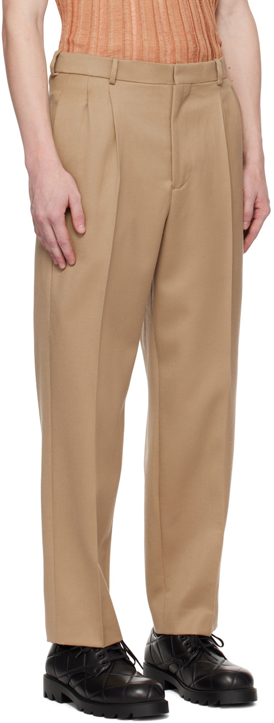 Steven Passaro SSENSE Exclusive Beige Trousers