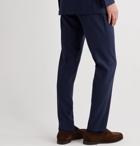 Thom Sweeney - Slim-Fit Tapered Wool Suit Trousers - Blue