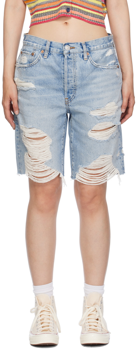 Summer Festival High Waist Distressed Ripped Denim Cut Off Jean Shorts –  ShopAA