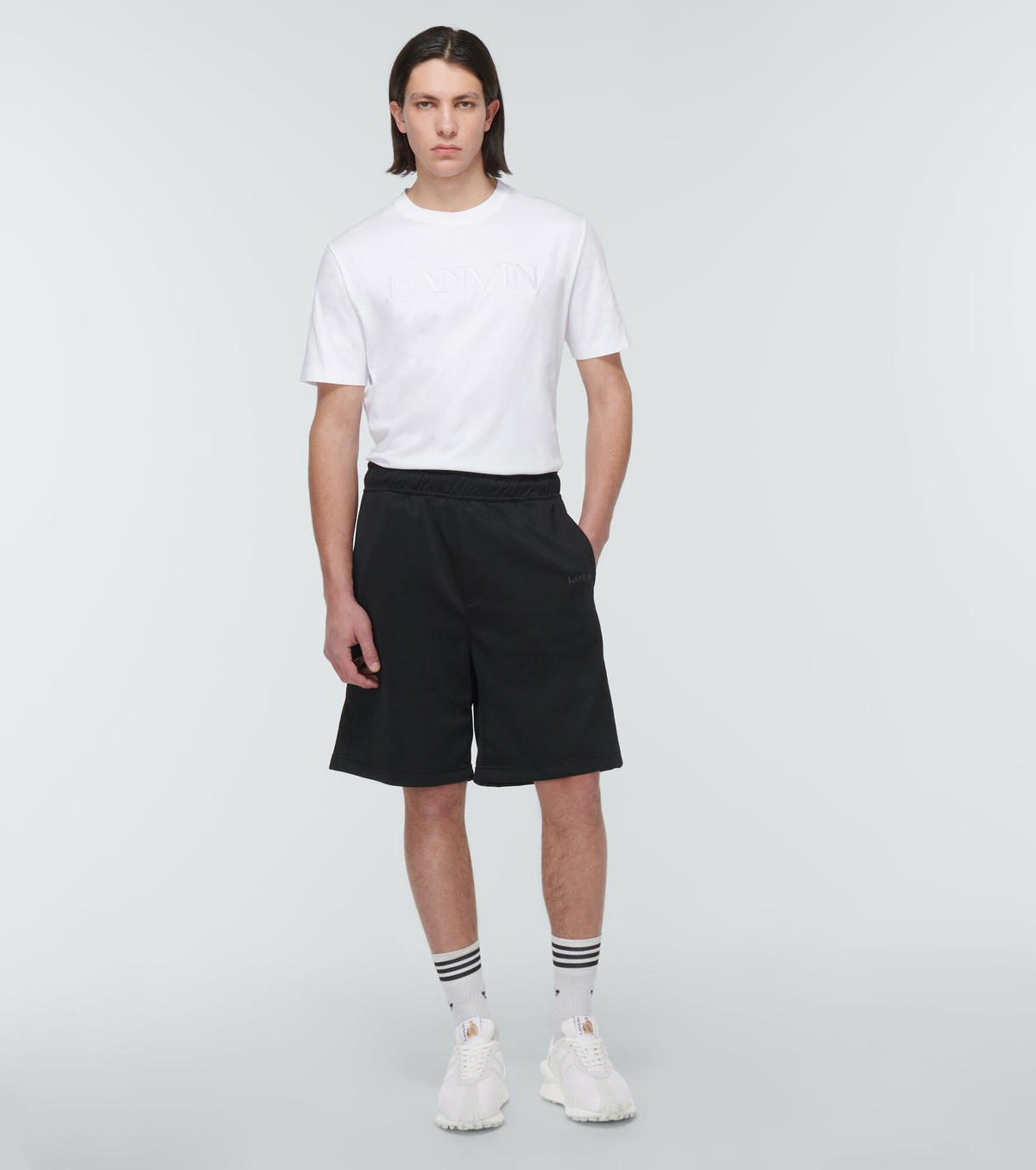 Lanvin - Logo patch low-top sneakers Lanvin