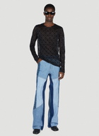Marine Serre Flocked Mesh Top