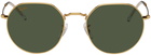 Ray-Ban Gold Jack Sunglasses