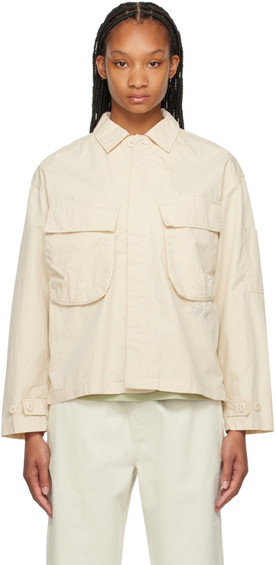 Photo: Stüssy Off-White Military Shirt