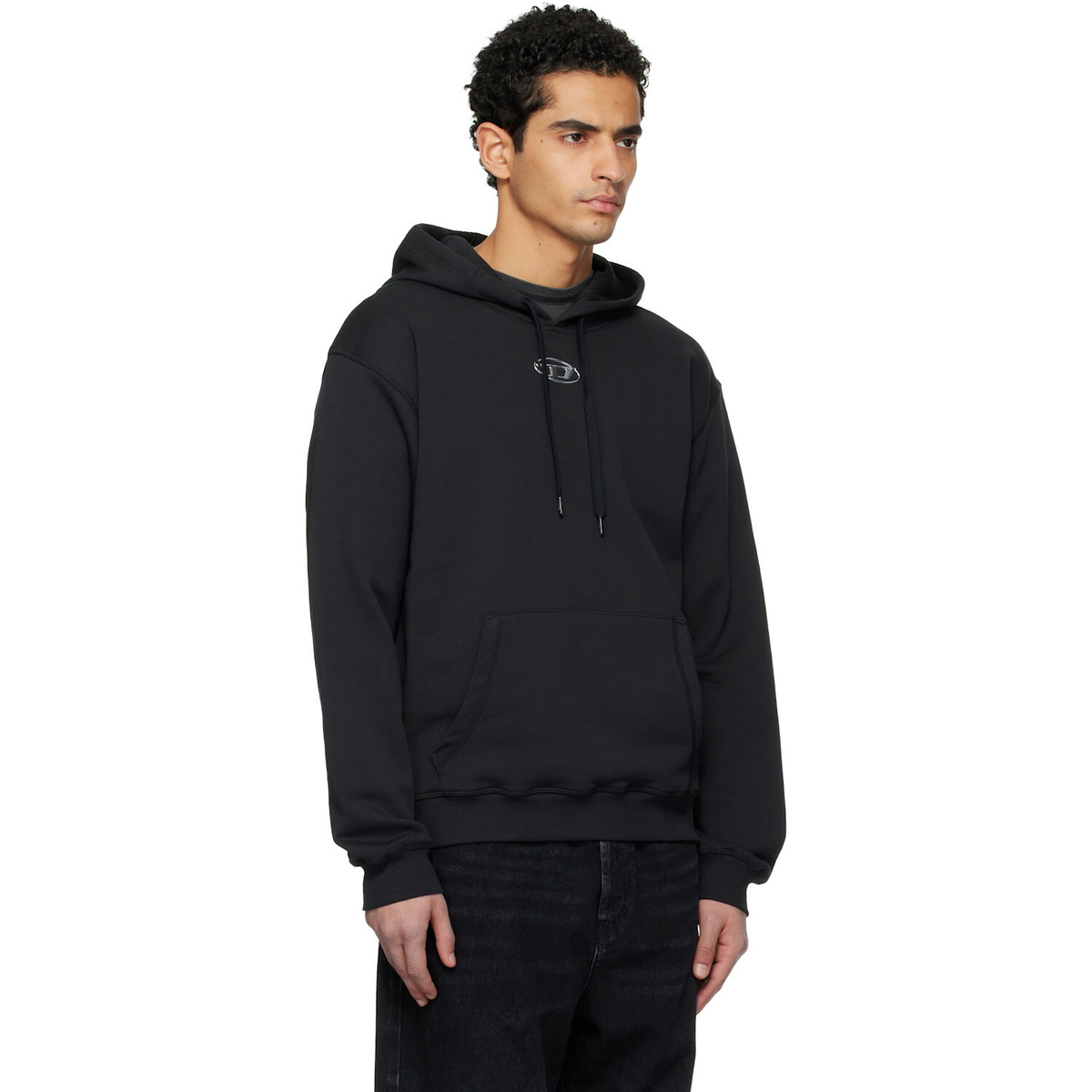 Diesel Black S-Norm-Hood-Iod Hoodie