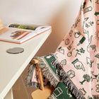 Areaware Cairo Throw in Green/Pink